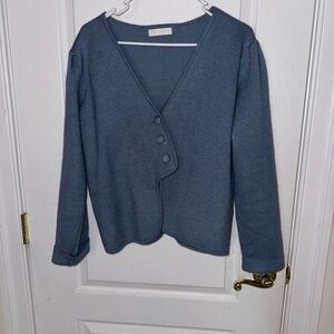 Vita Grace Diya premium Asymmetrical plush cardigan